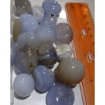 Irregular Shape Tumbled stone - Blue Lace Agate - 0.5 kg Pack